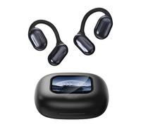 Erazer Xp2 Over Ear Headphones - Wireless Earbuds, Intelligent Touch, LED Display Charging Case (Grey)