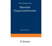 Erb - Baustelle Gegenwartsliteratur Die neunziger Jahre - New paperb - X555z