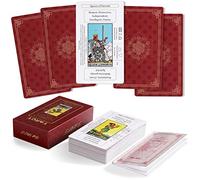 Erbacan Beginner Tarot Cards Deck with Meanings on Them-Tarrot Deck with Guidebook(Free Soft Velvet Pouch Bag)