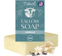 Erbaid Beef Soap with Sticks, Beef Soap with Natural Grass with Vanilla Flavour, Moisturising Shower Gel for Face and Body, Ideal for Eczema, S