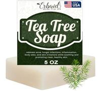 Erbaid - Natural Tea Tree Soap Bar: Our tea tree soap for face and body is a gentle shower gel recommended to promote skin health. Tea Tree Oil