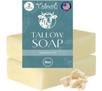Erbaid Sebum Soap Di Res in Barra - Animal Sebum Soap Powered with Grass Completely Natural Without Perfume, Moisturizing Bath Gel for Face and Body Ideal for Skin Eczema