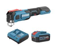 Erbauer 18V 4Ah Li-Ion Ext Keep Cool Brushless V2 Cordless Multi Tool - Eri1080Mlt