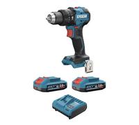 Erbauer 18V Li-Ion Brushless Cordless Combi Drill (2 X 2Ah) - Eri1092Com