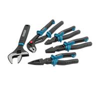 Erbauer 5 Piece Chrome Vanadium Steel Pliers Set E_Pl10 Ergonomic Soft-Grip Grip