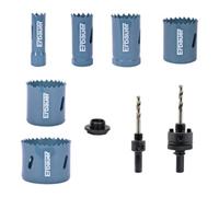 Erbauer Bi-Metal Steel Plumbers' Bi-Metal Holesaw Set (11 Piece)