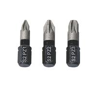 Erbauer Diamond Impact Screwdriver Bits Mixed x 25mm 3 Pieces