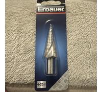 Erbauer DRA80278 Straight Shank Multi-Material Step Drill Bit 4-20mm