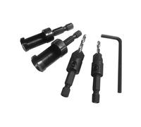 Erbauer Plug Cutter & Countersink, Set Of 4
