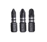 Erbauer Pz Impact S2 Steel Screwdriver Bits (3 Pieces) - Sdr82284