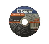 Erbauer T41 Cutting Disc 115mm X 1mm X 22.2mm, Pack Of 5