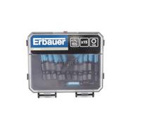 Erbauer Tx30 Screwdriver Bits (L)50mm, Set Of 15