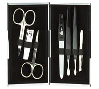 ERBE BB Manicure-setsMagic Box 7-piece silver/black matt