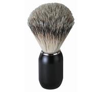 ERBE Shaving-Shop Shaving-brushBadger Hair Shaving Brush, Black Matte Metal Handle