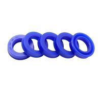 ERBER 5pcs ID 8-19mm UN Radial Shaft Hydraulic Seal (IDxODxTHK) Polyurethane Piston Shaft Piston Rod PU Single Lip U Cup Oil Seal (Color : 12x18x6(5pcs))