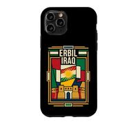 Erbil Iraq Kurdistan Flag Citadel Retro Art Case for iPhone 11 Pro