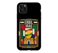 Erbil Iraq Kurdistan Flag Citadel Retro Art Case for iPhone 11 Pro Max