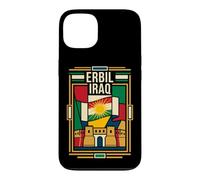 Erbil Iraq Kurdistan Flag Citadel Retro Art Case for iPhone 13