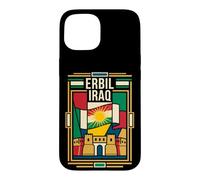 Erbil Iraq Kurdistan Flag Citadel Retro Art Case for iPhone 15