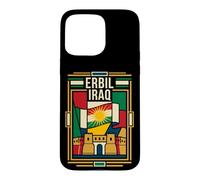 Erbil Iraq Kurdistan Flag Citadel Retro Art Case for iPhone 15 Pro Max