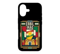 Erbil Iraq Kurdistan Flag Citadel Retro Art Case for iPhone 17