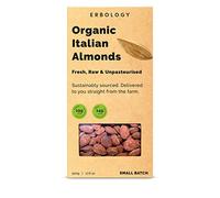 Erbology Organic Almonds 500g - Fresh, Raw and Unpasteurised - Small Batch - Sustainably Sourced Straight from Farm in Italy - GMO-Free - Recyclable Packaging