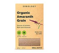Erbology Organic Amaranth Grain 500g - High in Fibre and Minerals - Source of Protein - Sustainably Sourced - Vegan and Gluten-Free - Non GMO - Recyclable Packaging
