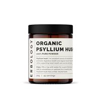 Erbology Organic Psyllium Husk Powder 90g - 45 Servings - Promotes Digestive Health and Regular Bowel Movements - Sustainably Sourced Straight from Farm in India - Small Batch - Vegan - GMO-Free