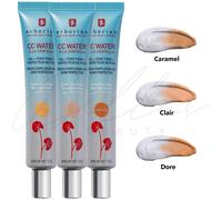 2 X Erborian CC Water Lightweight Tinted Gel Natural Dewy Finish 40ml Caramel