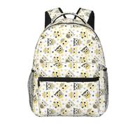 ERCgad Animal Cartoon Owls Cute Print Versatile Leisure Backpack Lightweight Outdoor Travel Everyday Use Accessory