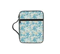 ERCgad Beautiful Starfish Print Men Women Pastors Bible Storage Bag Soft Scripture Holder Gift Church Home Travel