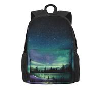 ERCgad Celestial Night Sky Print Adult Backpack Water-Resistant For Hiking Office Camping Commuting Work Picnic