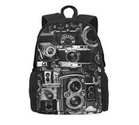 ERCgad Cool Camera Collection Print Adult Backpack Water-Resistant For Hiking Office Camping Commuting Work Picnic