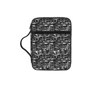 ERCgad Cool Camera Collection Print Men Women Pastors Bible Storage Bag Soft Scripture Holder Gift Church Home Travel