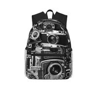 ERCgad Cool Camera Collection Print Unisex Lightweight Water-Resistant Casual Backpack Outdoor Travel Hiking Daily Use