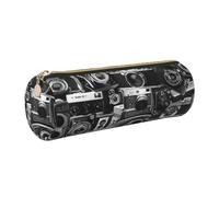 ERCgad Cool Camera Collection Print Unisex Pencil Case Stylish Pen Pouch Everday Travel Office Stationery Organizer