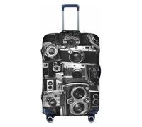 ERCgad Cool Camera Collection Print Universal Business Travel Suitcase Cover Daily Luggage Protector Washable Sleeve