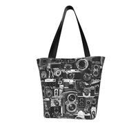 ERCgad Cool Camera Collection Print Women'S Shoulder Bag Versatile Outdoor Casual Crossbody Tote Daily Commute Travel