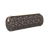 ERCgad Cool Skull Graphics Print Unisex Pencil Case Stylish Pen Pouch Everday Travel Office Stationery Organizer