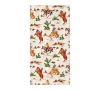 ERCgad Cowboy Ride Horse Print Adults Extra Long Beach Towel Soft Lightweight Quick-Dry Comfort Runningtowels
