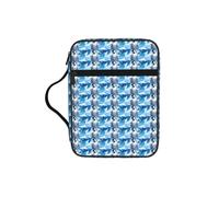ERCgad Cute Penguins Taking Pictures Print Men Women Pastors Bible Storage Bag Soft Scripture Holder Gift Church Home Travel