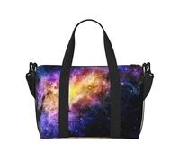 ERCgad Galaxy In The Universe Print Hand Travel Bag Unisex Lightweight Versatile Weekend Tennis Outdoor Camping Fishing