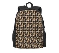 ERCgad German Shepherd Dog Print Adult Backpack Water-Resistant For Hiking Office Camping Commuting Work Picnic