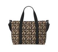 ERCgad German Shepherd Dog Print Hand Travel Bag Unisex Lightweight Versatile Weekend Tennis Outdoor Camping Fishing