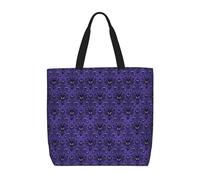 ERCgad Haunted Mansions Print Extra Large Organizer Bag Lightweight Shoulder Tote Fashion Travel Picnic Shopping