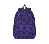 ERCgad Haunted Mansions Print Lightweight Unisex Backpack Double Shoulder Bag Travel Outdoor Use Shopping Daily