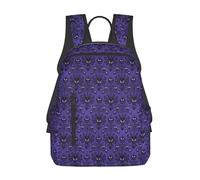 ERCgad Haunted Mansions Print Unisex Lightweight Backpack Water-Resistant Bag Casual Daypack Work Gym Hiking