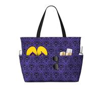ERCgad Haunted Mansions Print Women Men Large Capacity Beach Travel Bag For Picnic Camping Lightweight Tote