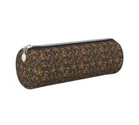 ERCgad Hunting Deer Bear Deer Print Unisex Pencil Case Stylish Pen Pouch Everday Travel Office Stationery Organizer