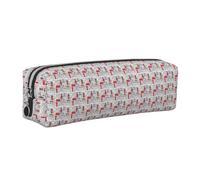 ERCgad I Love London Print Adult Pencil Case Office Travel Stationery Organizer Pouch Stylish Versatile